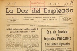 La Voz del Empleado (Temuco, Chile : 1940) La Voz del Empleado (Temuco, Chile : 1940)
