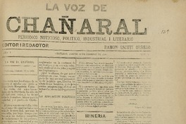 La Voz de Chañaral (Chañaral, Chile : 1890)