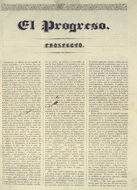 El Progreso (Santiago, Chile : 1842) El Progreso (Santiago, Chile : 1842)