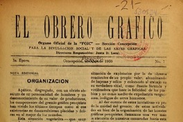 El Obrero Gráfico (Concepción, Chile: 1935) El Obrero Gráfico (Concepción, Chile: 1935)