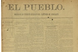 El Pueblo (Antofagasta, Chile : 1885)