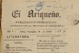 El Ariqueño.