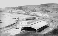 Estación de Talcahuano, inaugurada en 1874.