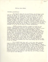 [Carta] 1949 mayo 22, México [a] Gabriela Mistral