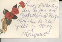 [Tarjeta] [1972?], [EE.UU.] [a] [Doris Dana], [EE.UU.]