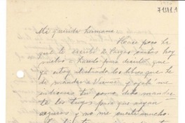 [Carta] 1936, [La Serena] [a] Gabriela Mistral