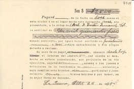 [Carta] 1945 sept. 26, La Serena [a] Gabriela Mistral