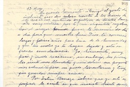 [Carta] 1946 mar. 13, [La Serena] [a] Gabriela Mistral