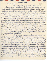 [Carta] [1947?] ene. 28, [Chile] [a] [Gabriela Mistral]