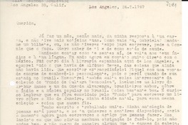 [Carta] 1949 mayo 24, Los Angeles, [EE.UU.] [a] [Gabriela Mistral]