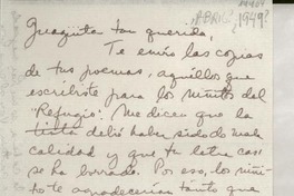[Carta] [1949?] [abr.?] [a la] Guagüita tan querida