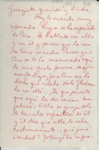 [Carta] 1949 nov. 8, Universidad de Puerto Rico, [Puerto Rico] [a la] Guagüita querida y tan recordada