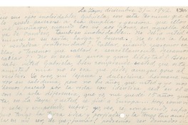 [Carta] 1942 dic. 31, La Yaya, [Cuba] [a] Gabriela Mistral