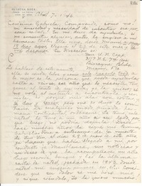 [Carta] 1946 abr. 7, La Yaya, [Cuba] [a] Gabriela Mistral