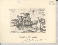 [Tarjeta] 1954 dic. 19, Rapallo, [Italia] [a] Doris Dana