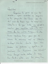 [Carta] [1952, Estados Unidos] [a] Gabriela Mistral