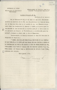 Circular N° 41, 1948 jun. 15, Santiago