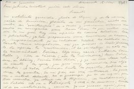 [Carta] 1945 dic. 16, Río de Janeiro [a] Gabriela Mistral, quién sabe dónde