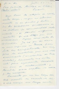 [Carta] 1952 jul. 23, Buenos Aires, [Argentina] [a] Gabriela Mistral, Italia