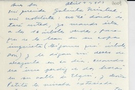 [Carta] 1953 abr. 4, Buenos Aires, [Argentina] [a] Gabriela Mistral, Italia