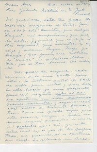 [Carta] 1954 ene. 2, Buenos Aires [a] Gabriela Mistral, Nueva York