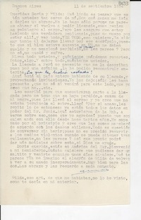 [Carta] 1954 sept. 11, Buenos Aires] [a] Doris y Gilda