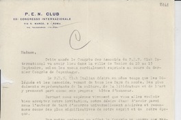 [Carta] 1949 avril 14, Rome, [Italia] [a] [Gabriela Mistral]
