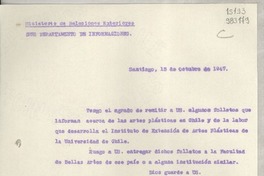 Circular, 1947 oct. 13, Santiago