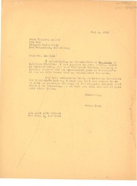 [Carta] 1958 may 1, New York, [Estados Unidos] [a] José Amaral Vázquez New Brunswick, New Jersey, [Estados Unidos]
