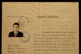 [Pasaporte diplomático] [a] Juan Miguel Godoy