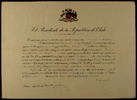 [Carta credencial] [a] Gabriela Mistral, Cónsul en Nichteroy, [Brasil]