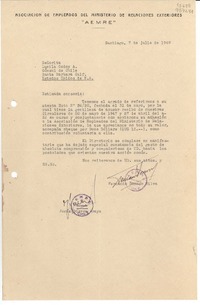 [Carta] 1948 jul. 7, Santiago, [Chile] [a la] Señorita Lucila Godoy A., Cónsul de Chile, Santa Barbara Calf., Estados Unidos de N.A.