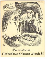 [Tarjeta] 1958 dic., La Paz, Bolivia [a] Doris Dana