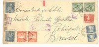 [Sobre] 1945 feb. 7, La Serena, [Chile] [a] Palma Guillén, Petrópolis, Brasil