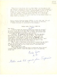 [Carta] [1958] jun. 21, [EE.UU.] [a] Dear Doris [Dana]