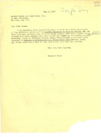 [Carta] 1957 June 3, [Estados Unidos] [a] Marie Rodell and Joan Daves, Inc., 15 East 48 Street, New York