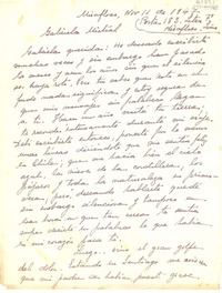 [Carta] 1947 nov. 15, [a] Gabriela ]Mistral]