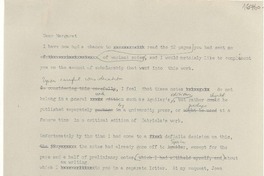 [Carta] 1965 Mar. 3, [EE.UU.] [a] Margaret Bates, 5914 Carlton Lane, Washington D. C. 16, [EE.UU.]