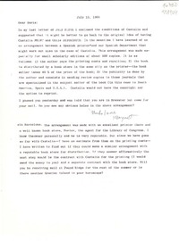 [Carta] 1968 July 15, [EE.UU.] [a] Dear Doris [Dana]