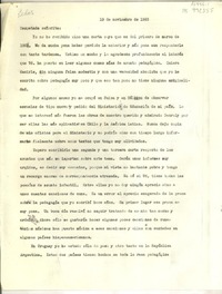 [Carta] 1953 nov. 19[a] [Émilienne Bedos]