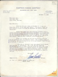 [Carta] 1966 Nov. 10, [Estados Unidos] [a] Miss Doris Dana, Hack Green Road, Pound Ridge, New York