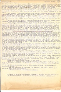 [Carta] 1944 dic. 30, [Petrópolis, Brasil] [a] Guillermo de Torre