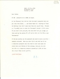 [Carta] 1955 Jan. 4, 3200 - 16 St. , N.W., Washington, D. C., [EE.UU.] [a] Dear Doris