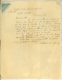 [Carta] 1947 sept. 11, Ovalle [a] Marta Salotti, Buenos Aires