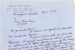 [Carta] 1956 may. 27, Guayaquil, Ecuador [a] Doris Dana, New York