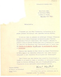 [Carta] 1957 oct. 21, París, Francia [a] Doris Dana, New York