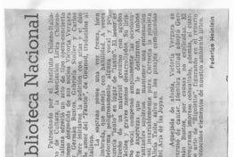 Conciertos en la Biblioteca Nacional Crítica Musical