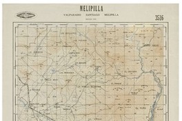 Melipilla Valparaíso - Santiago - Melipilla [material cartográfico] : Instituto Geográfico Militar de Chile.