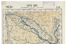 Santa Cruz San Fernando - Santa Cruz - San Vicente [material cartográfico] : Instituto Geográfico Militar de Chile.