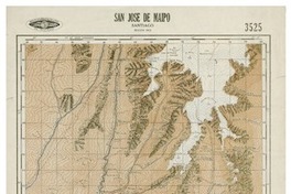 San José de Maipo Santiago [material cartográfico] : Instituto Geográfico Militar de Chile.